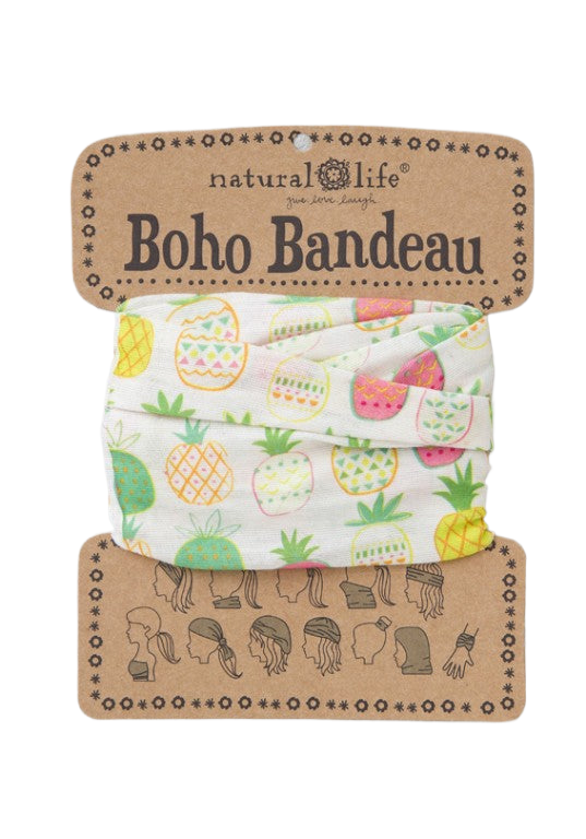 Natural Life Bandeau Boho  Full Icon Pineapple Bandeau Natural Life   