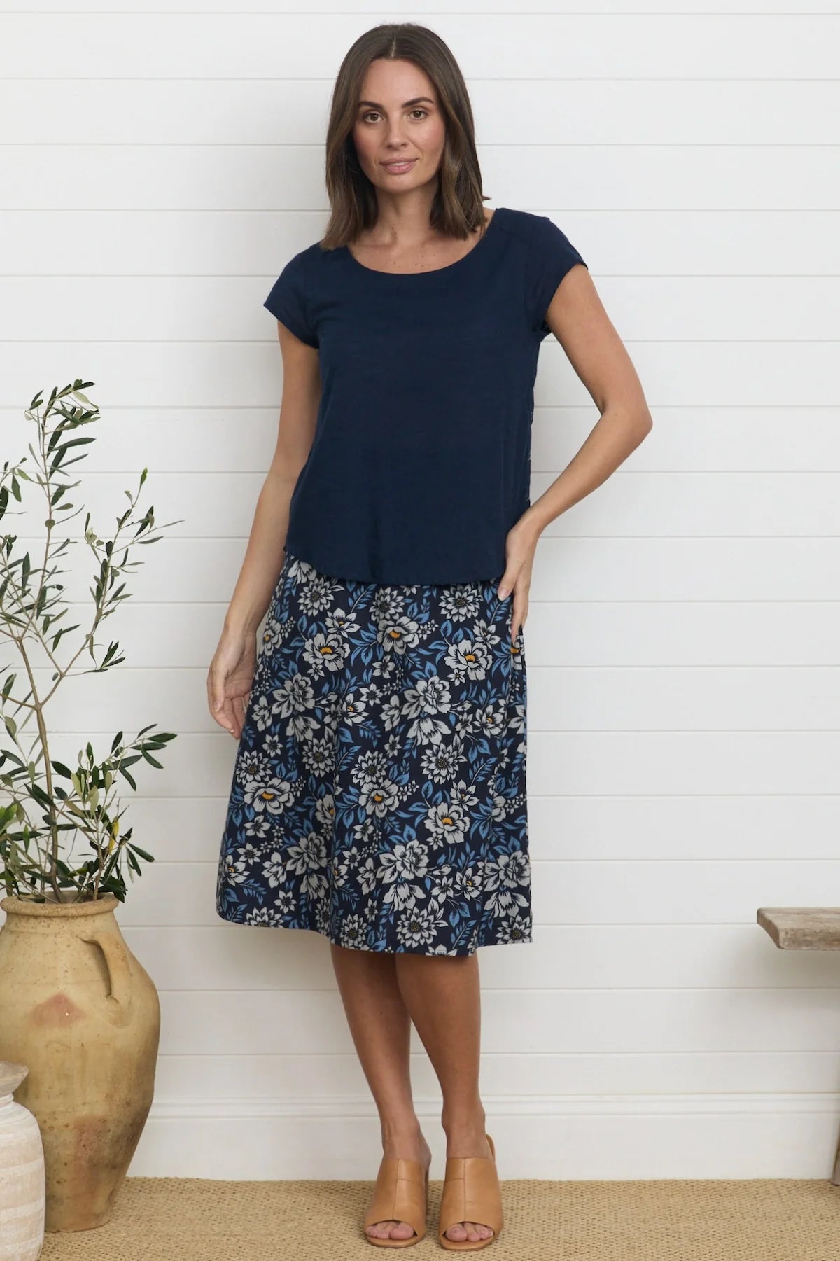 Remi Top Navy - Global Free Style