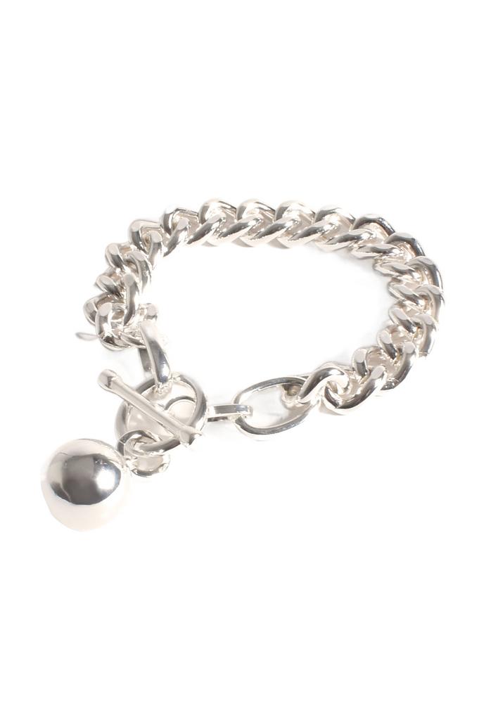 Ball Drop Link Bracelet Silver Bracelets and Bangles Adorne   