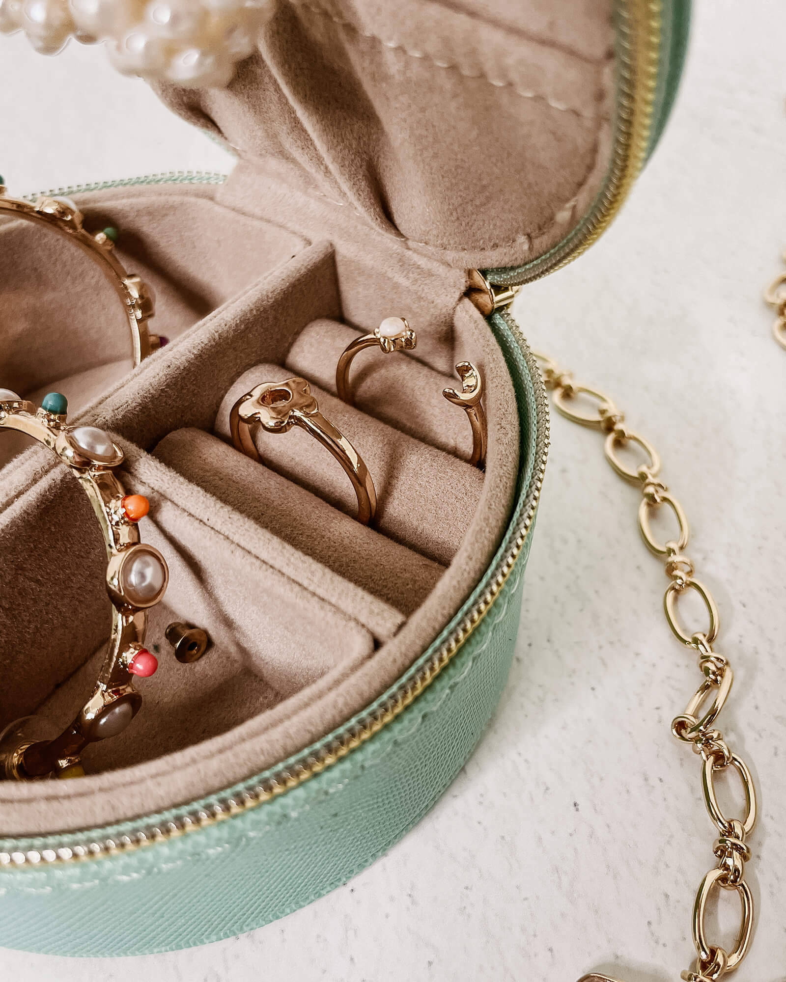 Sisco Jewellery Box Mint Bags and Purses Louenhide