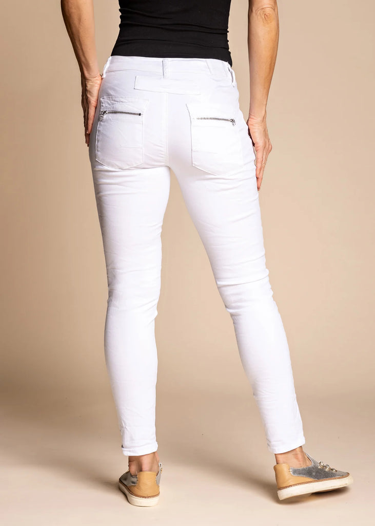 Nessie Pants in White - Global Free Style