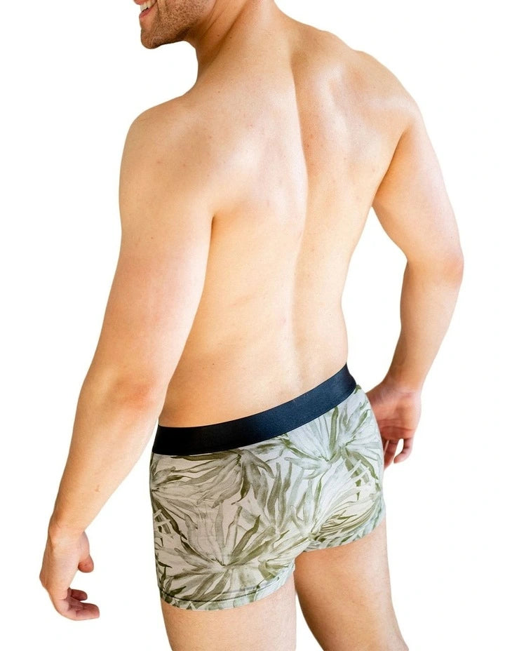 Bamboo Underwear - Fan Palm Sage Mens Peggy and Finn