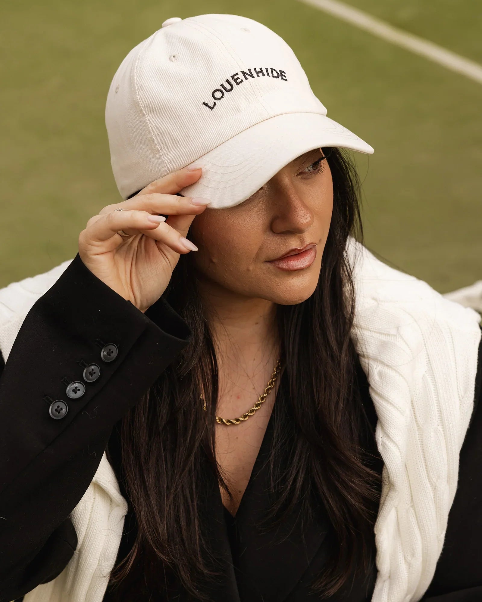 Demi Canvas Cap Vanilla Hats & Millinery Louenhide