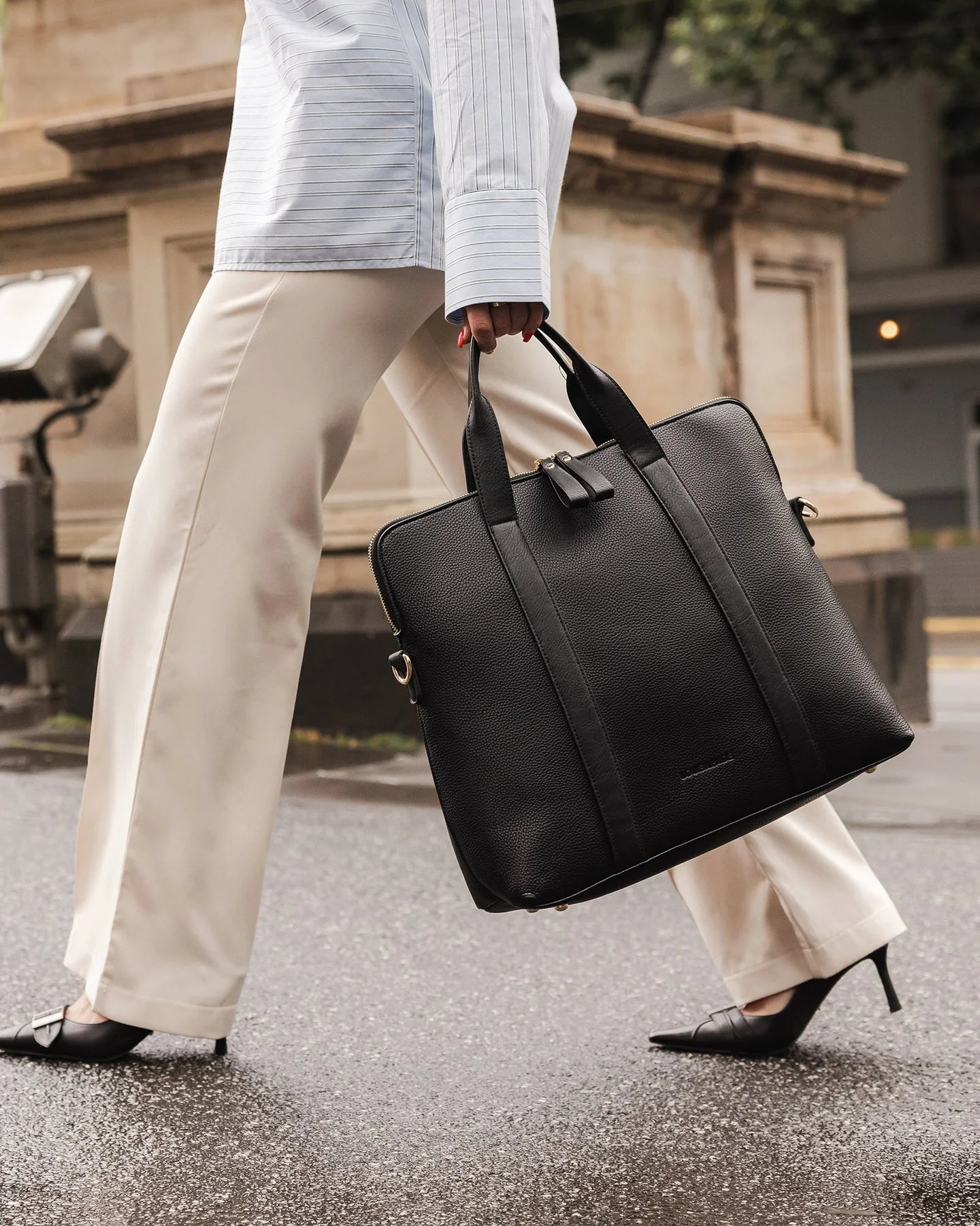 Rhodes Laptop Bag Black Bags and Purses Louenhide