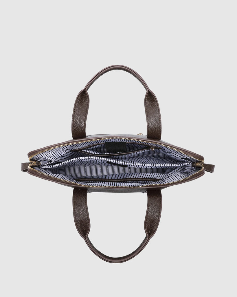 Rhodes Laptop Bag Chocolate Bags and Purses Louenhide