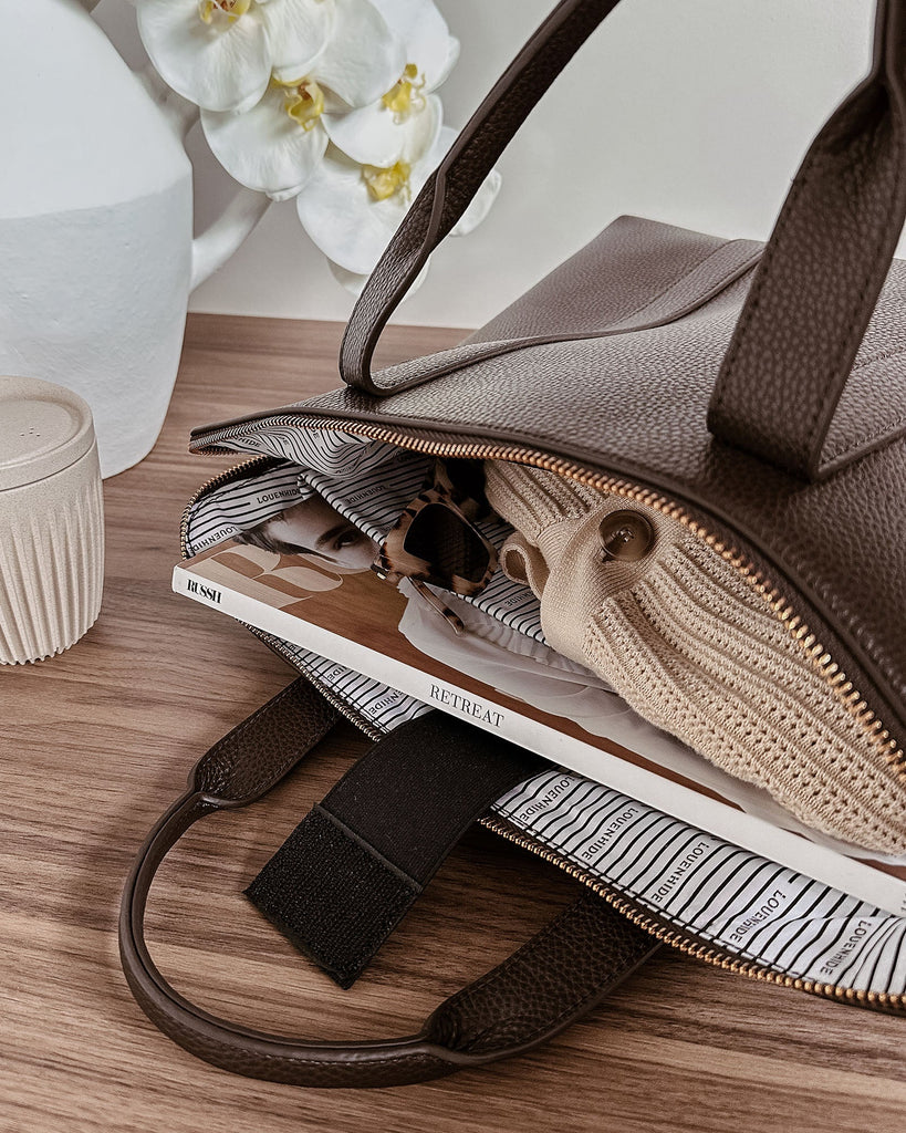 Rhodes Laptop Bag Chocolate Bags and Purses Louenhide
