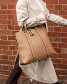 Rhodes Laptop Bag Latte Bags and Purses Louenhide