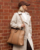 Rhodes Laptop Bag Latte Bags and Purses Louenhide