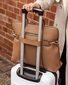 Rhodes Laptop Bag Latte Bags and Purses Louenhide