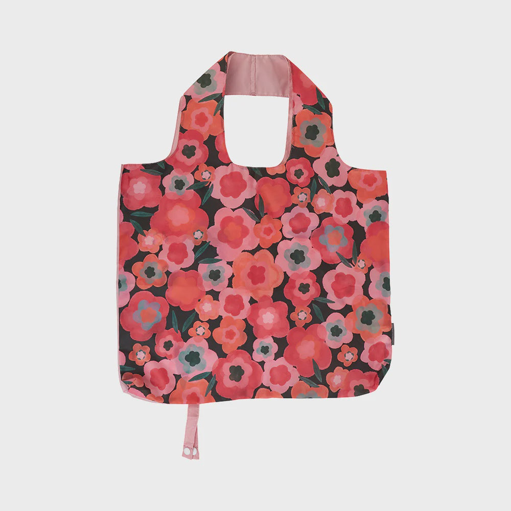 Shopping Tote - Midnight Blooms - Global Free Style