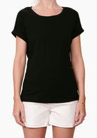 Black T Shirt Tops Sunny Girl