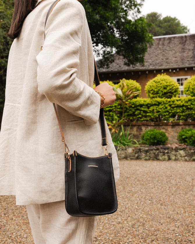 Parker Phone Crossbody Bag Black Bags and Purses Louenhide   