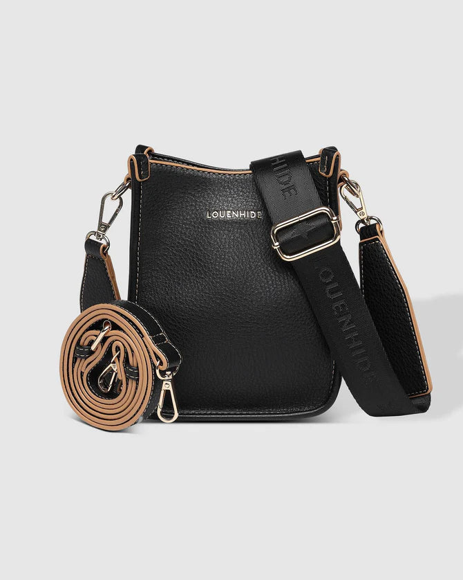 Parker Phone Crossbody Bag Black Bags and Purses Louenhide   