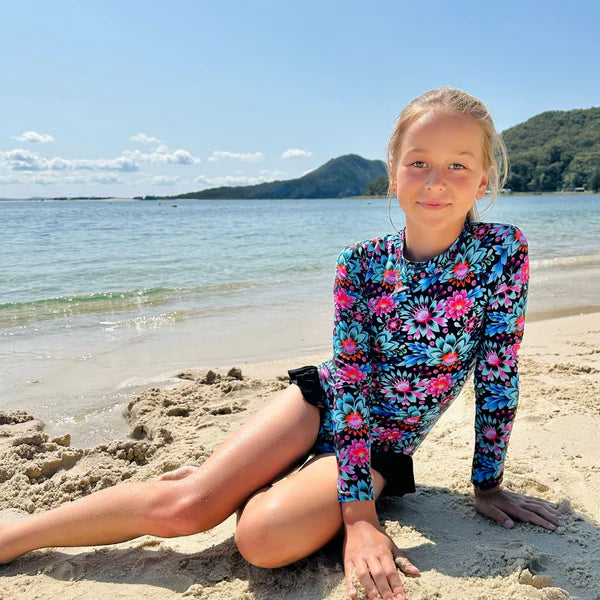 Harla Open Back Girls Swimwear Kids Dresses Fernleigh Avenue