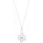 Flower Pendant Necklace Silver Necklaces Sun Accessories
