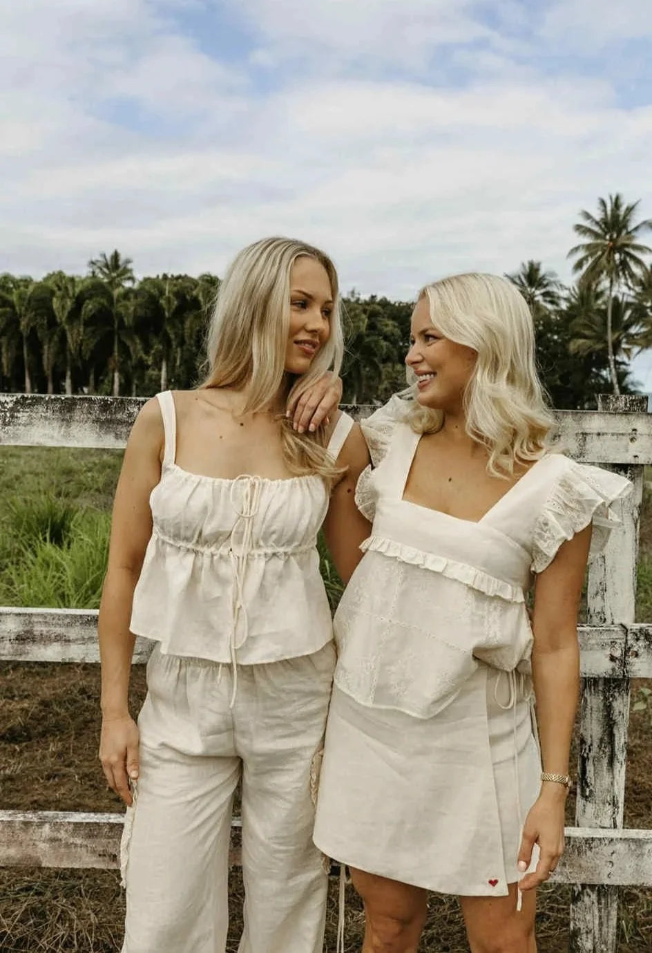Tie The Knot Top White Tops Jollou