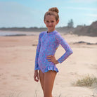Ava Open Back Girls Swimwear Kids Dresses Fernleigh Avenue