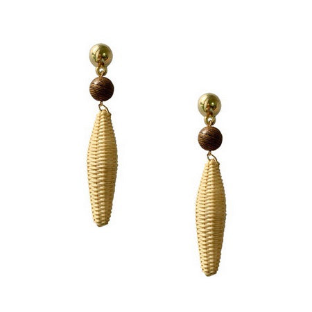 Rattan Rod Drop Earrings Earrings Sun Accessories