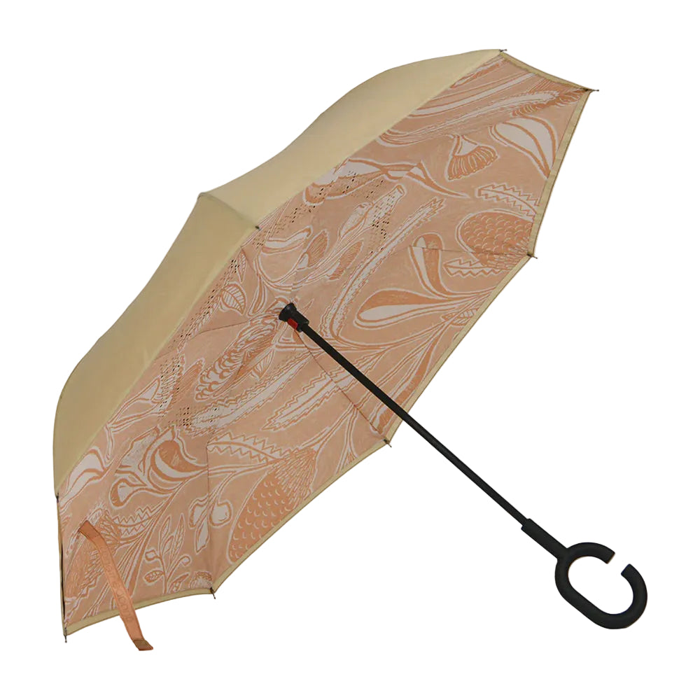 Reverse Umbrella Trailing Natives Tan Umbrellas Annabel Trends