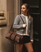 Eleanor Shoulder Bag Chocolate Bags and Purses Louenhide