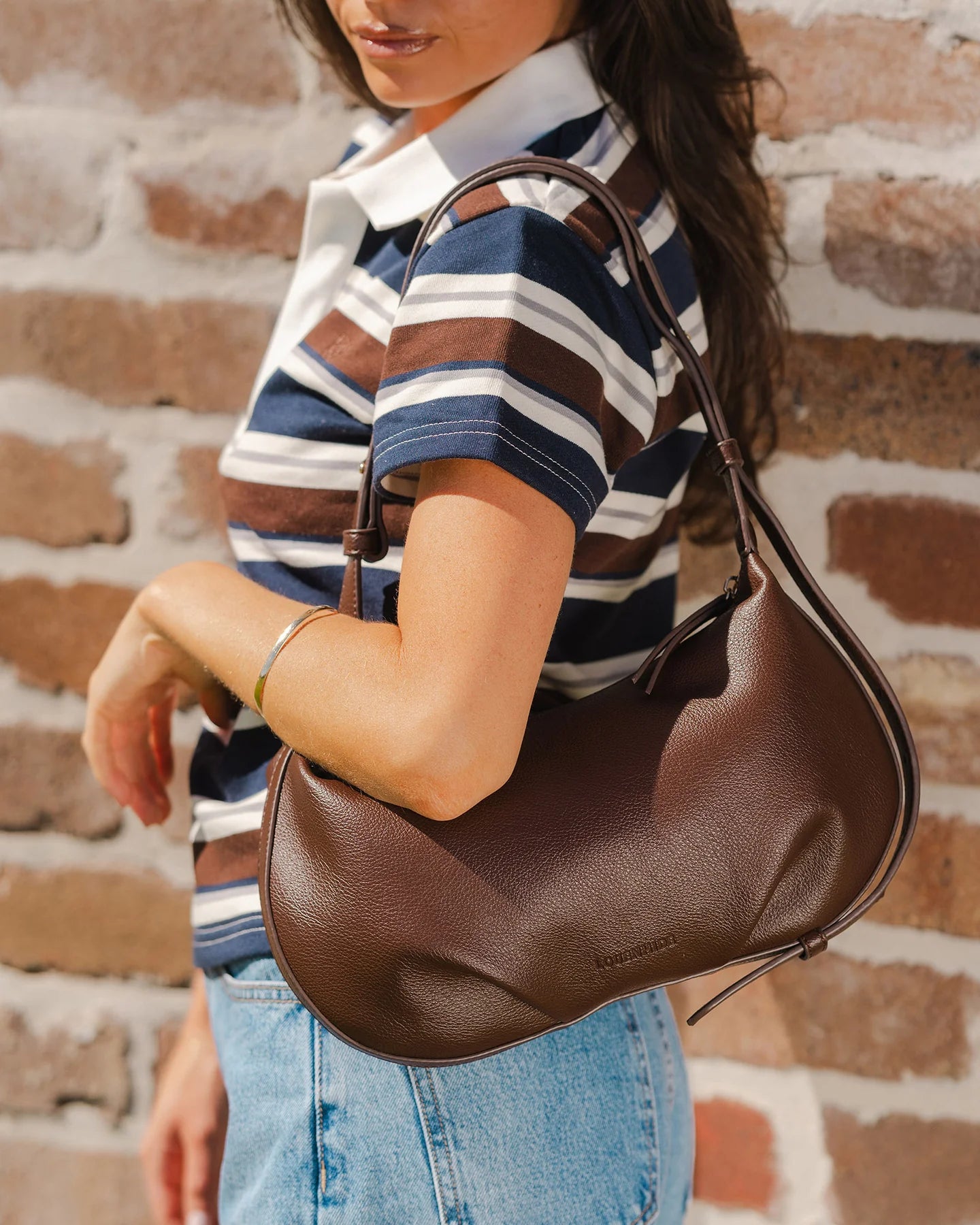 Olivia Shoulder Bag Chocolate Bags and Purses Louenhide