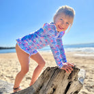 Mermaid Shell Girls Rash Guard Set Kids Dresses Fernleigh Avenue
