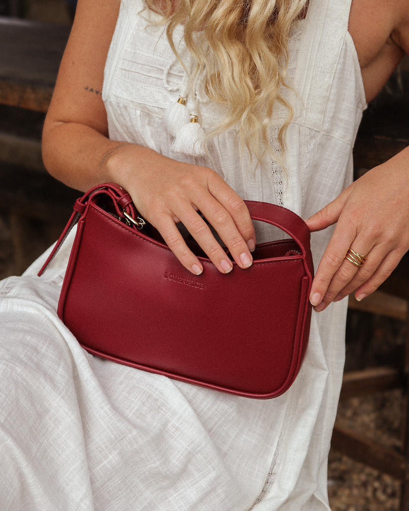Ivy Shoulder Bag Cherry Bags and Purses Louenhide