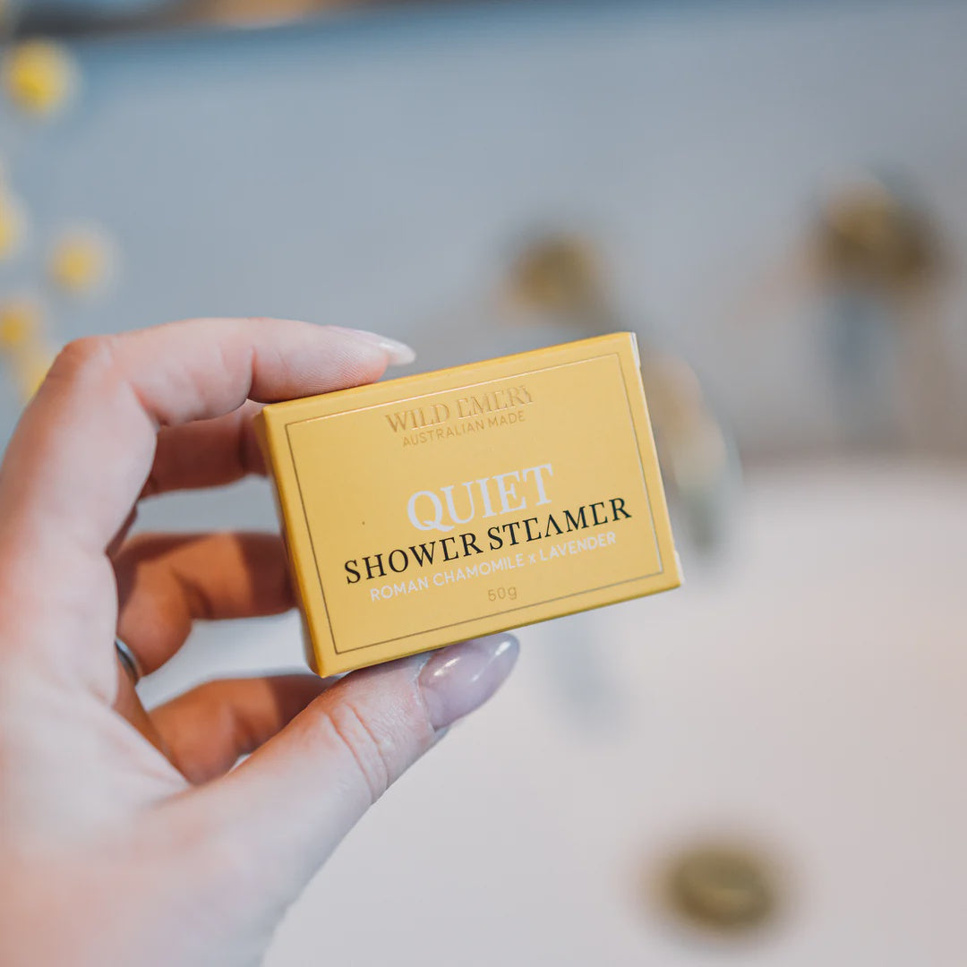 Quiet Shower Steamer Body Wild Emery