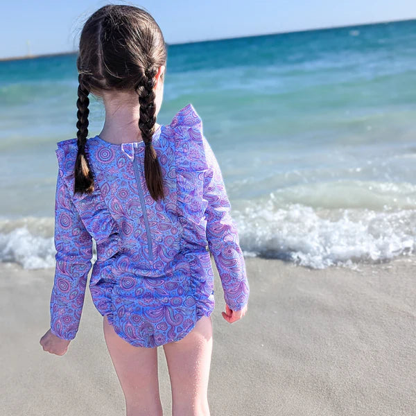 Ava Kids Long Sleeve Swimsuit Kids Dresses Fernleigh Avenue