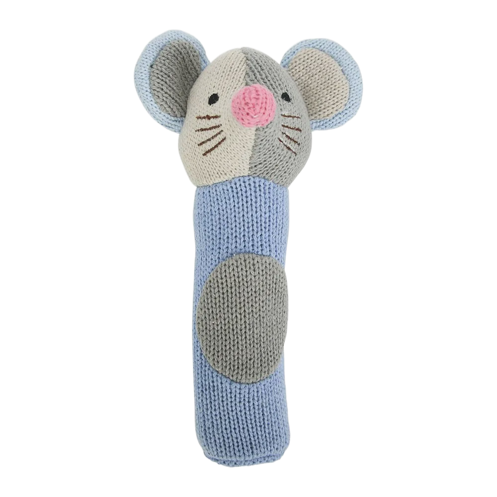 Knit rattle mouse Gifts and Accessories Annabel Trends   