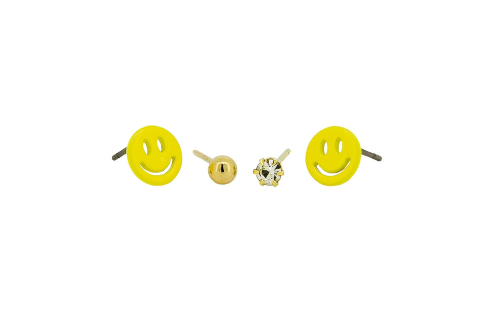 Lemon Happy Earring Set - Global Free Style