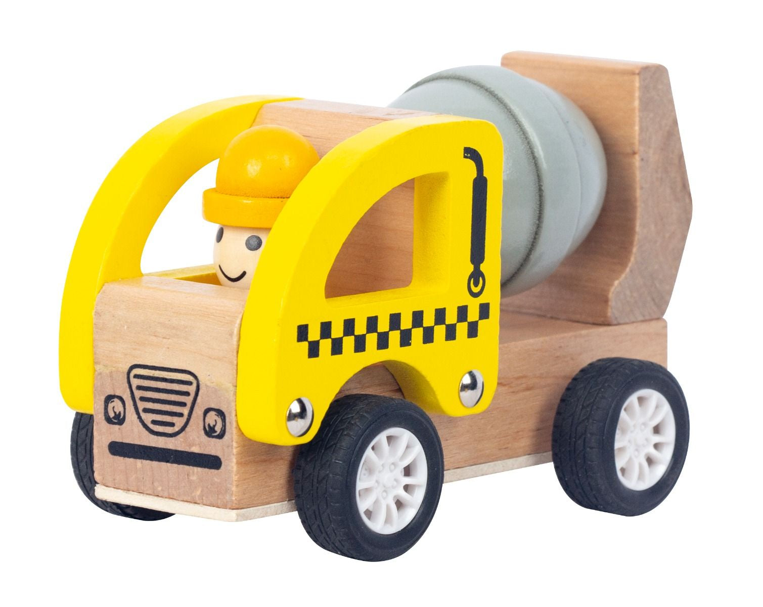 Wooden Pullback Concrete Mixer Gifts and Accessories ToysLink