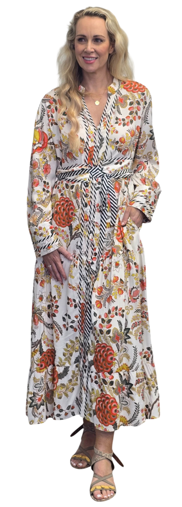 Floral Tiered Maxi Dress Dresses Sunkissed XS(8)