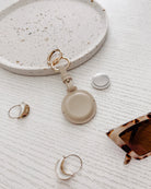 Opal Airtag Case Vanilla Gifts and Accessories Louenhide