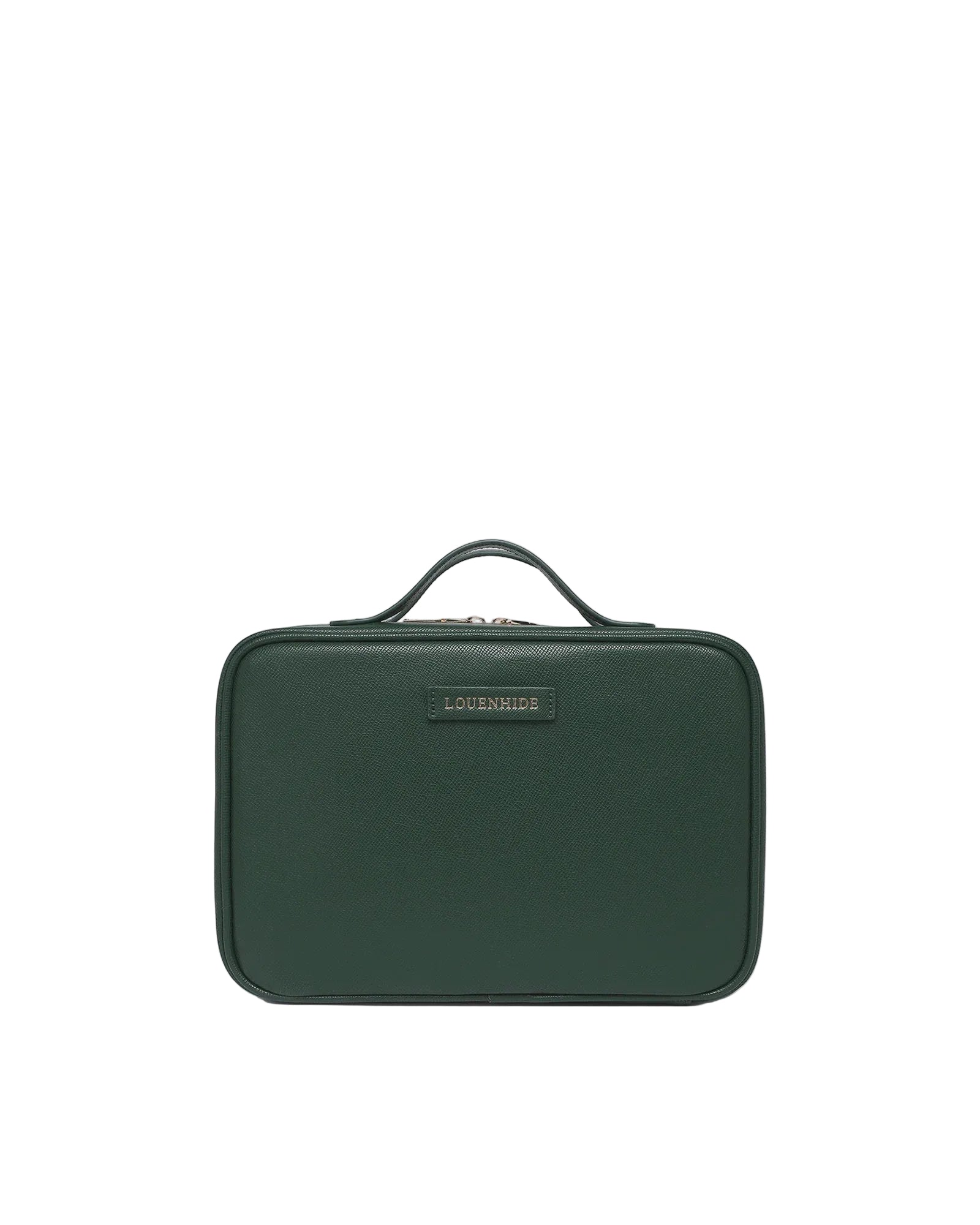 Georgie Cosmetic Case Forest Green Bags and Purses Louenhide