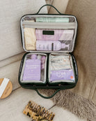 Georgie Cosmetic Case Forest Green Bags and Purses Louenhide