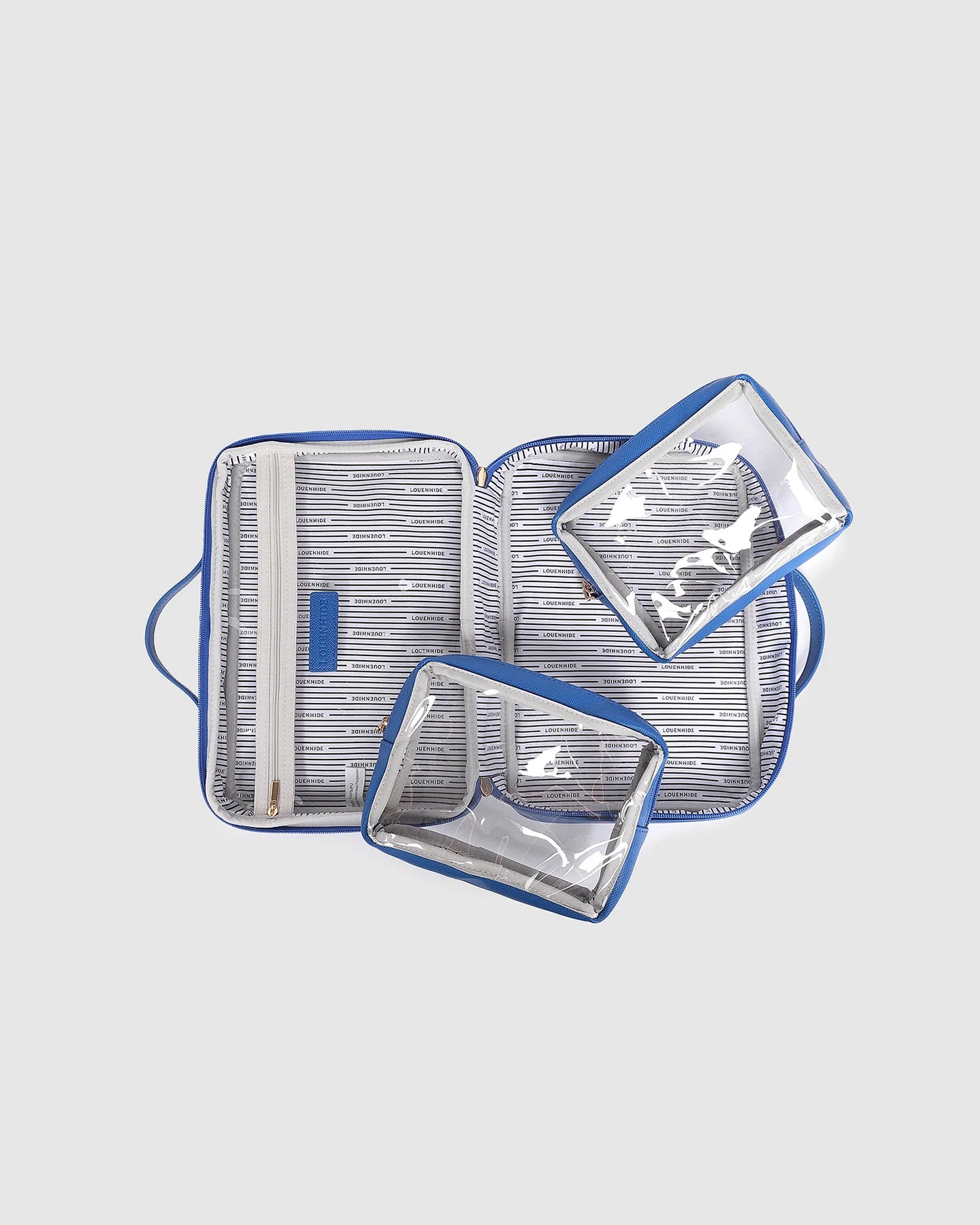 Georgie Cosmetic Case Ocean Blue Bags and Purses Louenhide