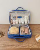 Georgie Cosmetic Case Ocean Blue Bags and Purses Louenhide