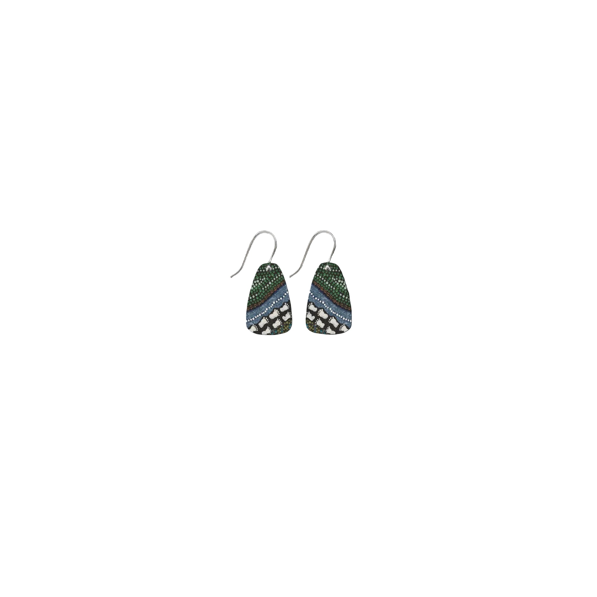 Jellurgal Songlines Small Summit Drop Earring - Global Free Style
