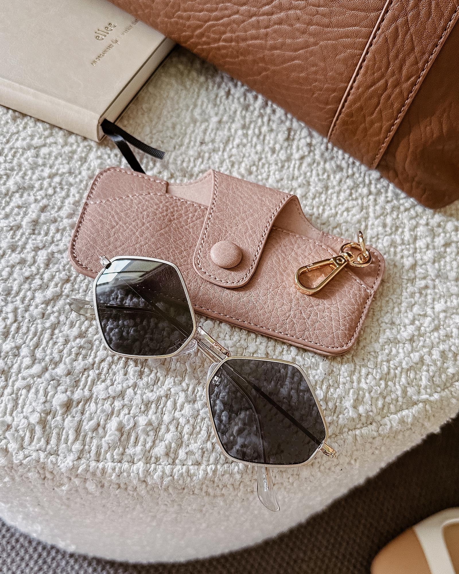 Skittle Sunglass Case Blush Sunglasses & Glasses Louenhide   