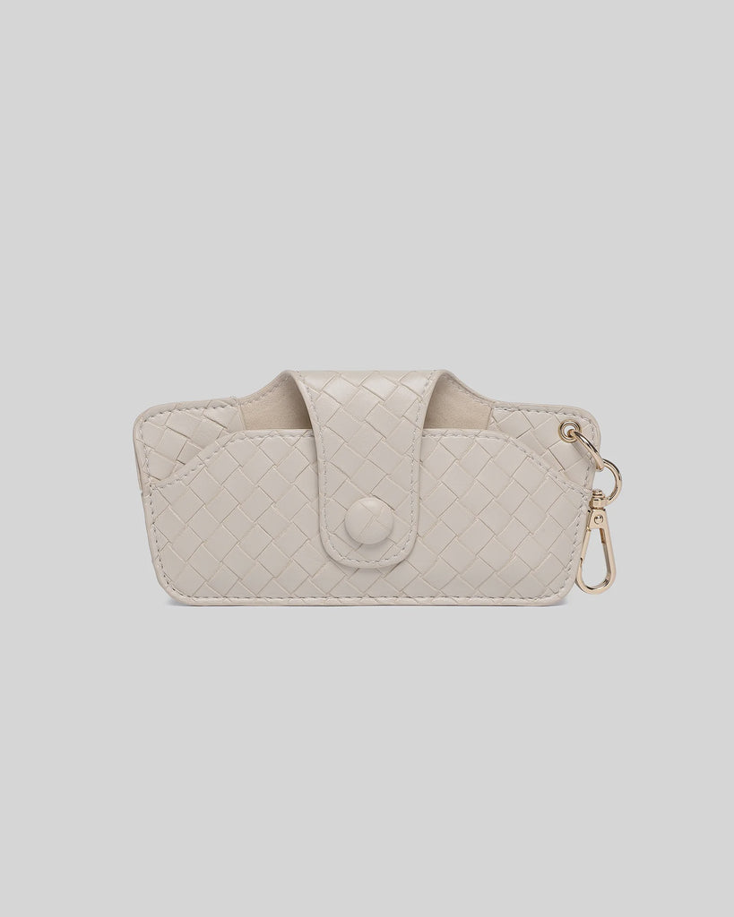 Skittle Sunglass Case Woven Vanilla Bags and Purses Louenhide