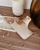 Skittle Sunglass Case Woven Vanilla Sunglasses & Glasses Louenhide
