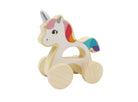 Wooden Wheelie Unicorn with Handle Gifts and Accessories ToysLink