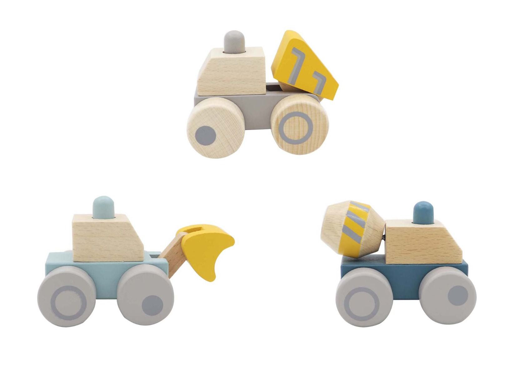 Wooden Squeaky Trucks Gifts and Accessories ToysLink Cement Truck