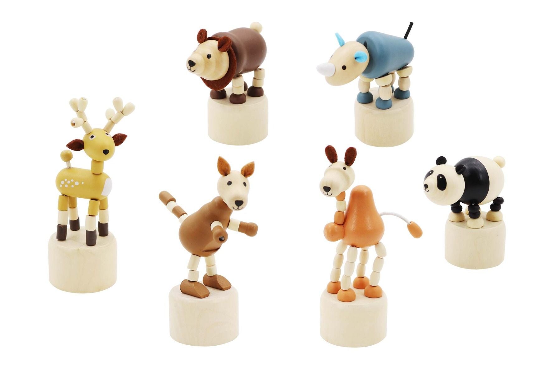 Wooden Press Toys-Animal Around the World Gifts and Accessories ToysLink Bear