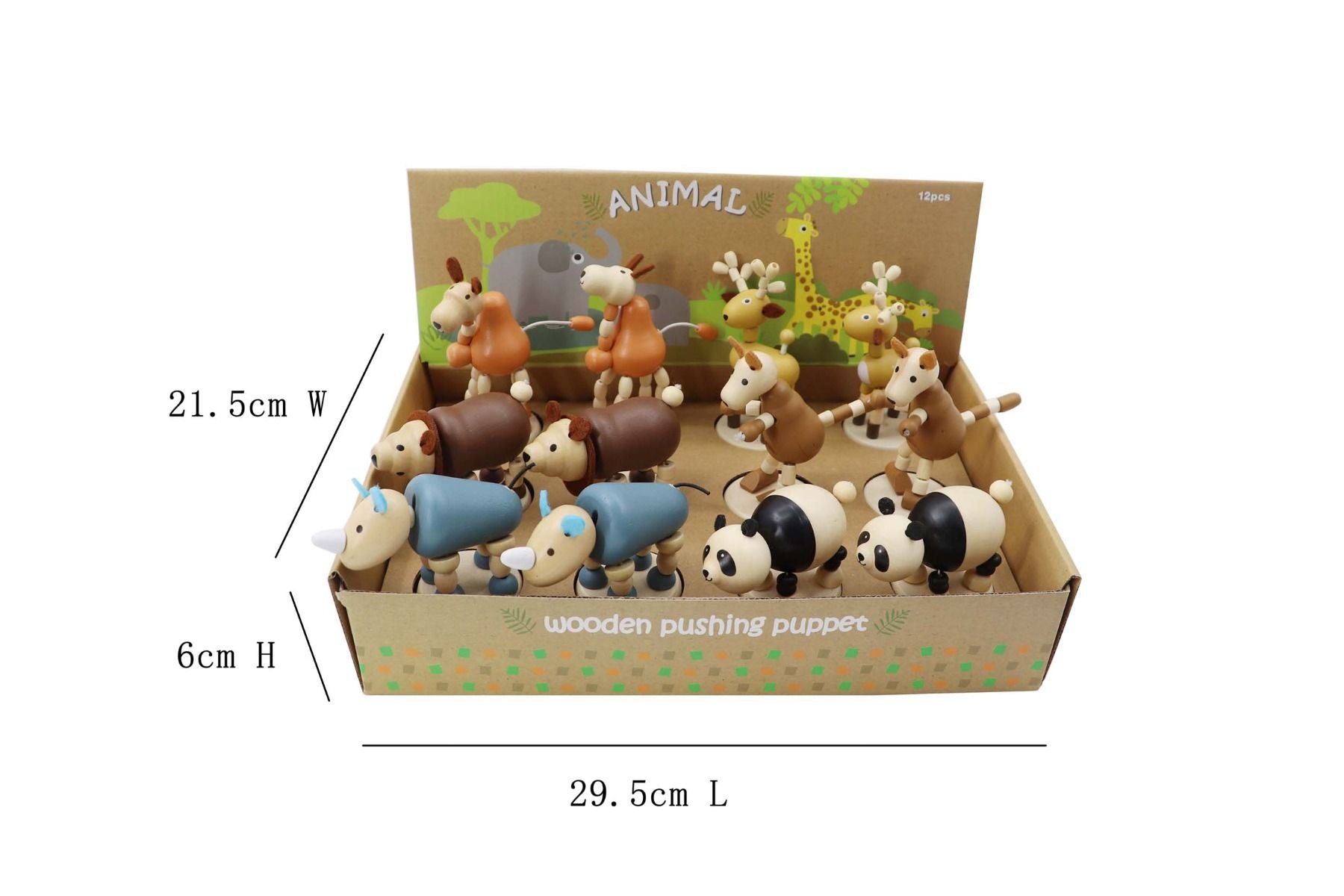 Wooden Press Toys-Animal Around the World Gifts and Accessories ToysLink