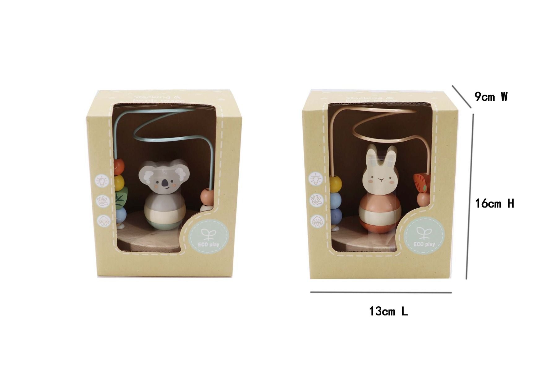 Wooden Koala & Bunny Stacking Bead Maze Gifts and Accessories ToysLink