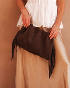 Reese Shoulder Bag Chocolate Bags and Purses Louenhide
