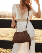 Reese Shoulder Bag Chocolate Bags and Purses Louenhide