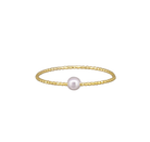 Gold Pearl Dainty Ring Rings Tiger Tree